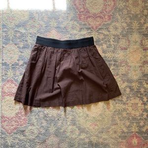 old navy brown mini skirt